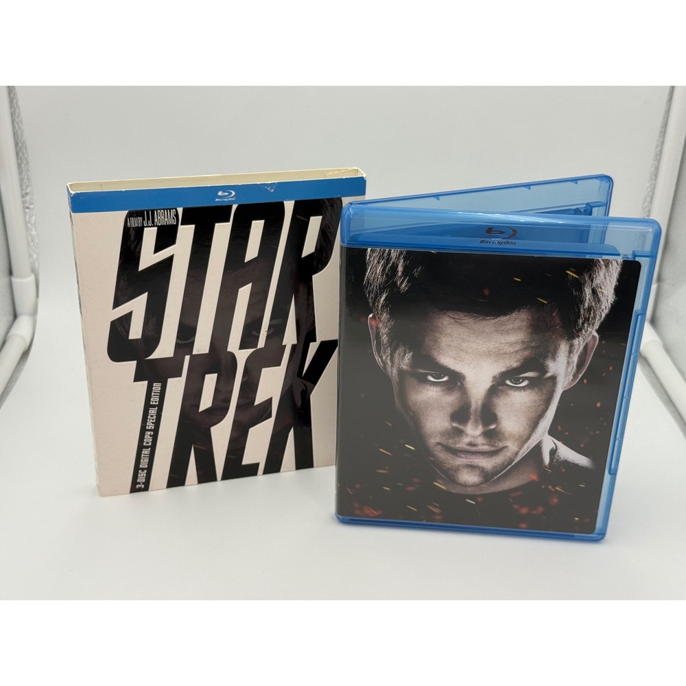 Star Trek Blu-ray 2009 J.J. Abrams 3-Disc Special Edition with Slipcover - Picture 1 of 5